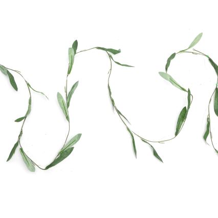 Aigostar - LED Solar-Lichterkette 100xLED/12m IP65 300 mAh warmweiß Olive