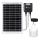 Aigostar - LED Solar-Pendelleuchte LED/70W/12V 6000 mAh 6500K IP65 Ø 12 cm + Fernbedienung