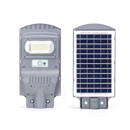 Aigostar - LED-Solar-Straßenlaterne mit Sensor LED/50W/3,2V 5000mAh IP65 6500K + Fernbedienung