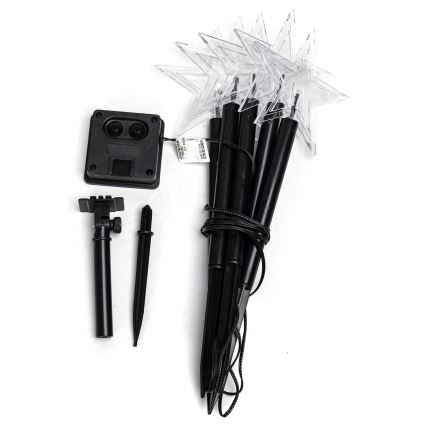 Aigostar - LED-Solar-Weihnachtsleuchte LED/0,054W/1,2V 1m IP65 warmweiβ