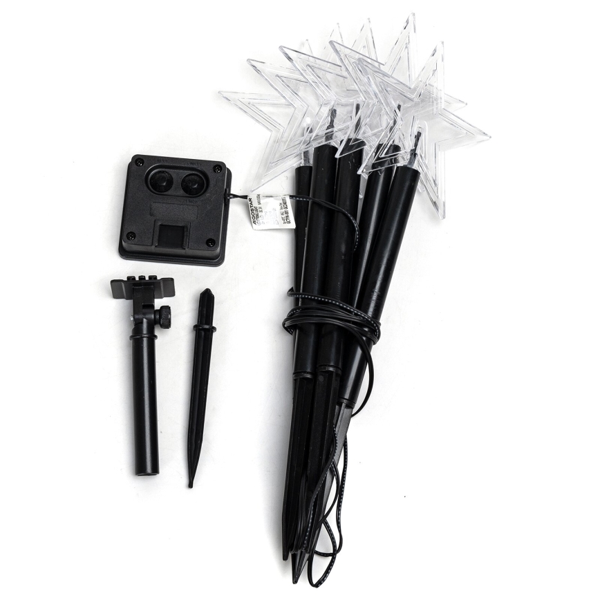 Aigostar - LED-Solar-Weihnachtsleuchte LED/0,054W/1,2V 1m IP65 warmweiβ