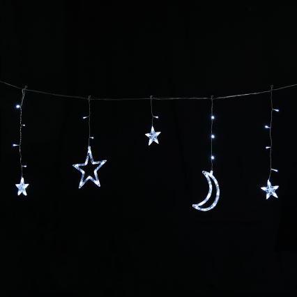Aigostar - LED Solarlichterkette 120xLED/8 Funktionen 3x0,6m 500 mAh IP65 kaltweiß
