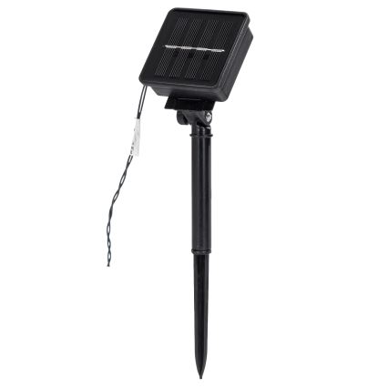 Aigostar - LED-Solar-Weihnachtslichterkette 200xLED/8 Funktionen, 22 m, IP65, warmweiß, 800 mAh