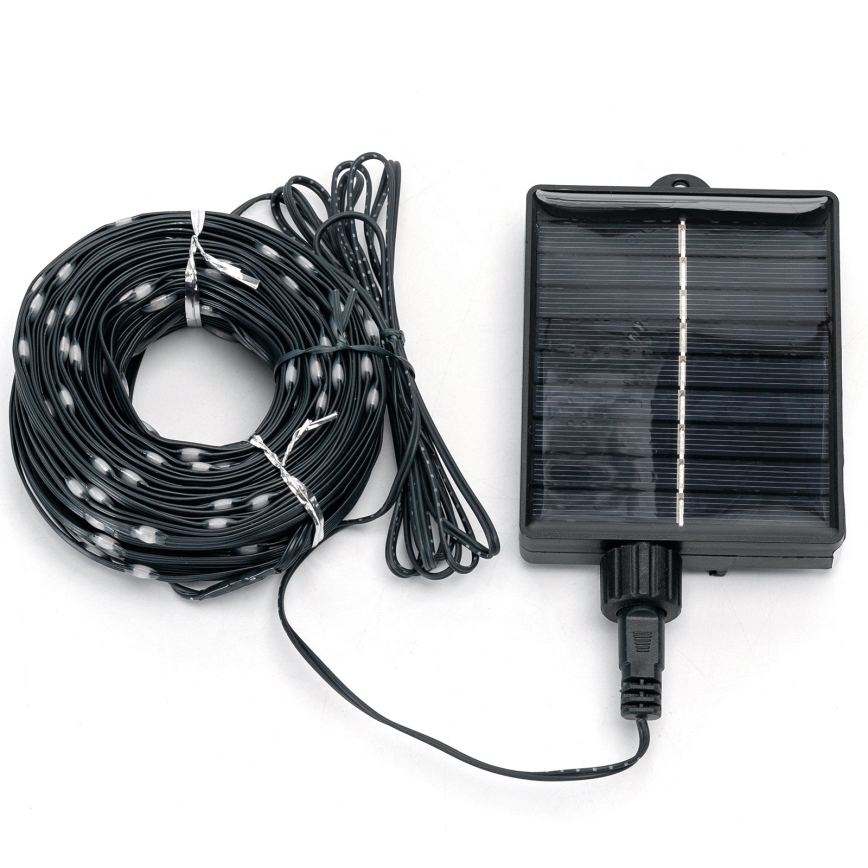 Aigostar - LED-Solar-Weihnachtslichterkette 300xLED/8 Funktionen 32 m IP65 kaltweiß 1200 mAh