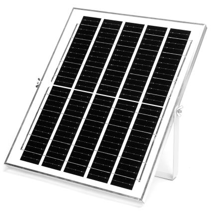 Aigostar - LED-Solarleuchte 2xLED/70W/12V 12000 mAh 6500K IP65 Ø 20,5 cm + Fernbedienung