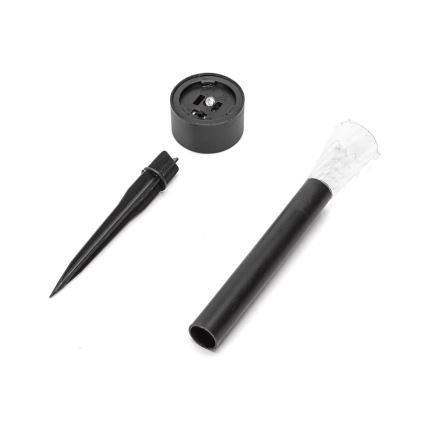 Aigostar - LED-Solarleuchte LED/0,006W/1,2V 40 mAh 29,5 cm schwarz 6500K IP44