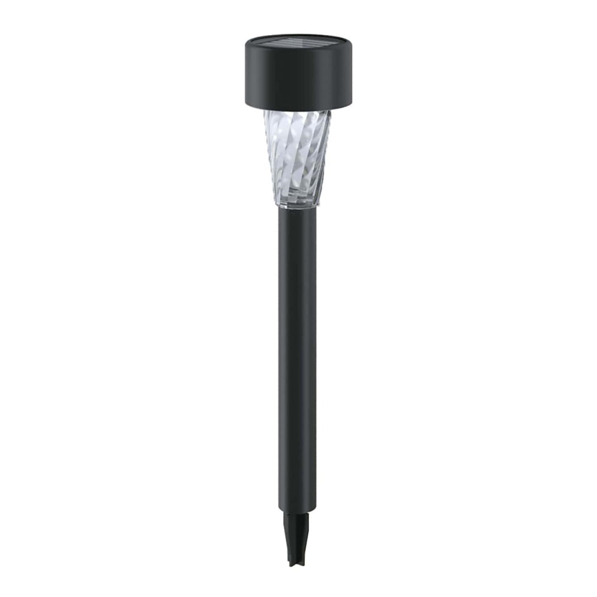 Aigostar - LED-Solarleuchte LED/0,006W/1,2V 40 mAh 29,5 cm schwarz 6500K IP44
