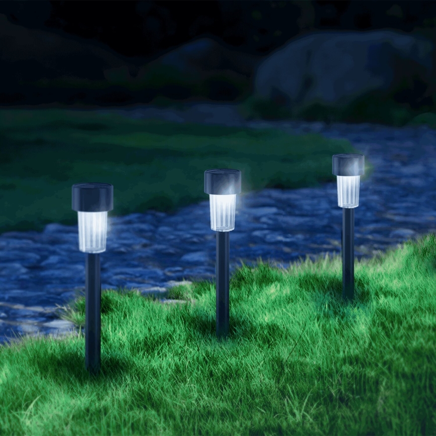 Aigostar - LED-Solarleuchte LED/0,006W/1,2V 40mAh 6500K IP44 29,5 cm