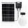 Aigostar - LED-Solarleuchte LED/70W/12V 6000 mAh 6500K IP65 Ø 20,5 cm + Fernbedienung