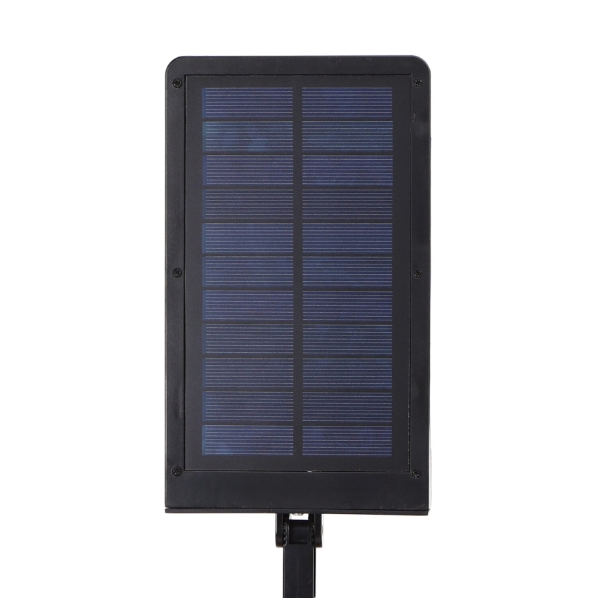 Aigostar - LED-Solar-Straßenlaterne mit Sensor LED/3W/3,7V1800 mAh IP44 3000/4000/5000K + Fernbedienung