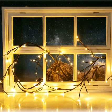 Aigostar - LED-Solarlichterkette 72xLED/4m IP65 warmweiβ Baumäste