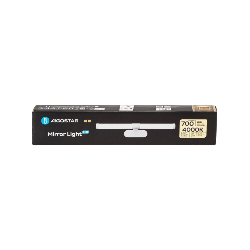Aigostar - LED-Spiegelbeleuchtung für Badezimmer LED/6W/230V 4000K 40cm IP44