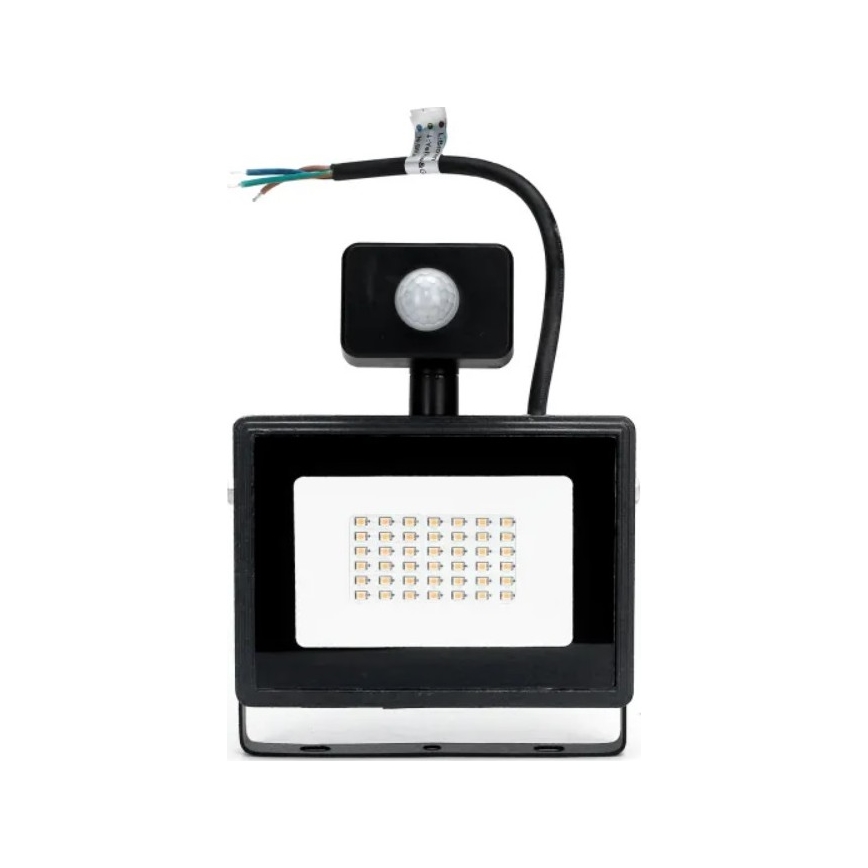 Aigostar – LED-Strahler mit Sensor LED/50W/230V 4000K IP65 schwarz