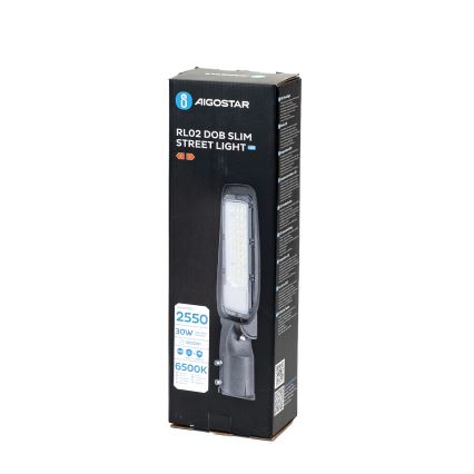 Aigostar - LED Straßenleuchte SLIM LED/30W/230V 6500K IP65