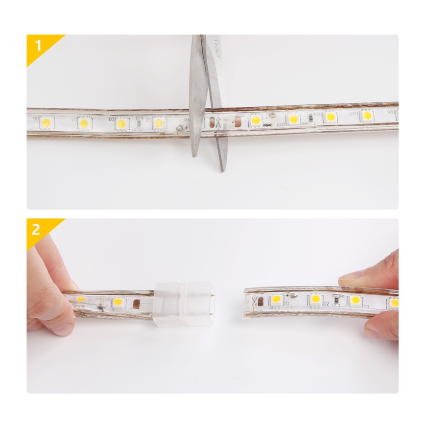 Aigostar - LED-Streifen für den Außenbereich 50m LED/400W/230V 6500K IP65