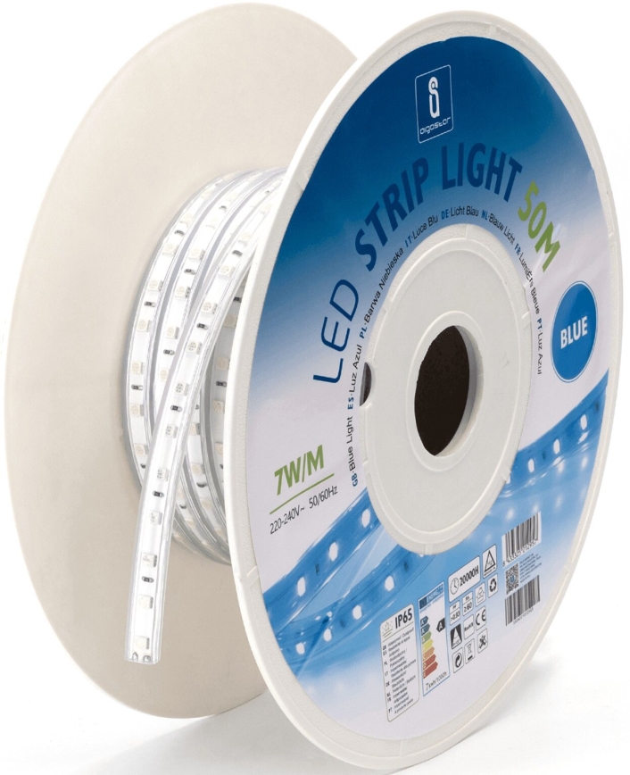 Aigostar - LED-Streifen LED/350W/230V 50m blau IP65
