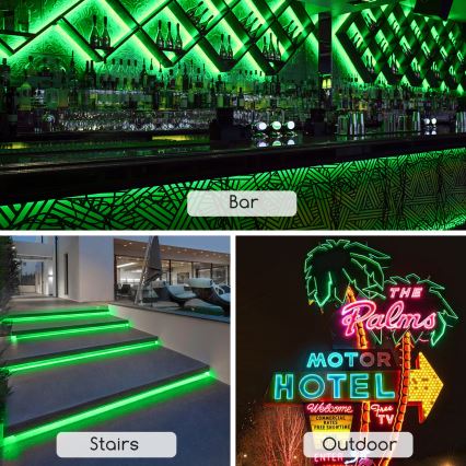 Aigostar - LED-Streifen LED/350W/230V 50m grün IP65
