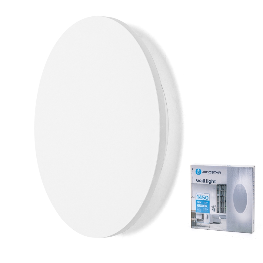 Aigostar - LED-Wandleuchte LED/12W/230V 6500K 25 cm weiß