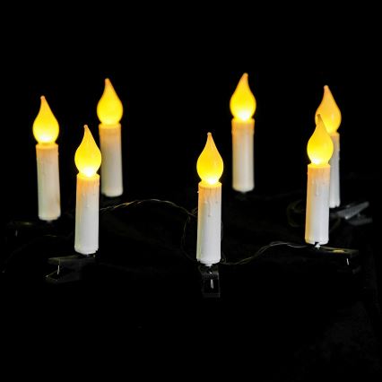 Aigostar - LED Weihnachts-Lichterkette 25xLED/3xAA 5 m warmweiß