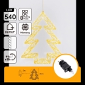 Aigostar - LED-Weihnachtsbaum für den Außenbereich 540 LEDs/6 W/230 V IP44 warmweiß 45 cm