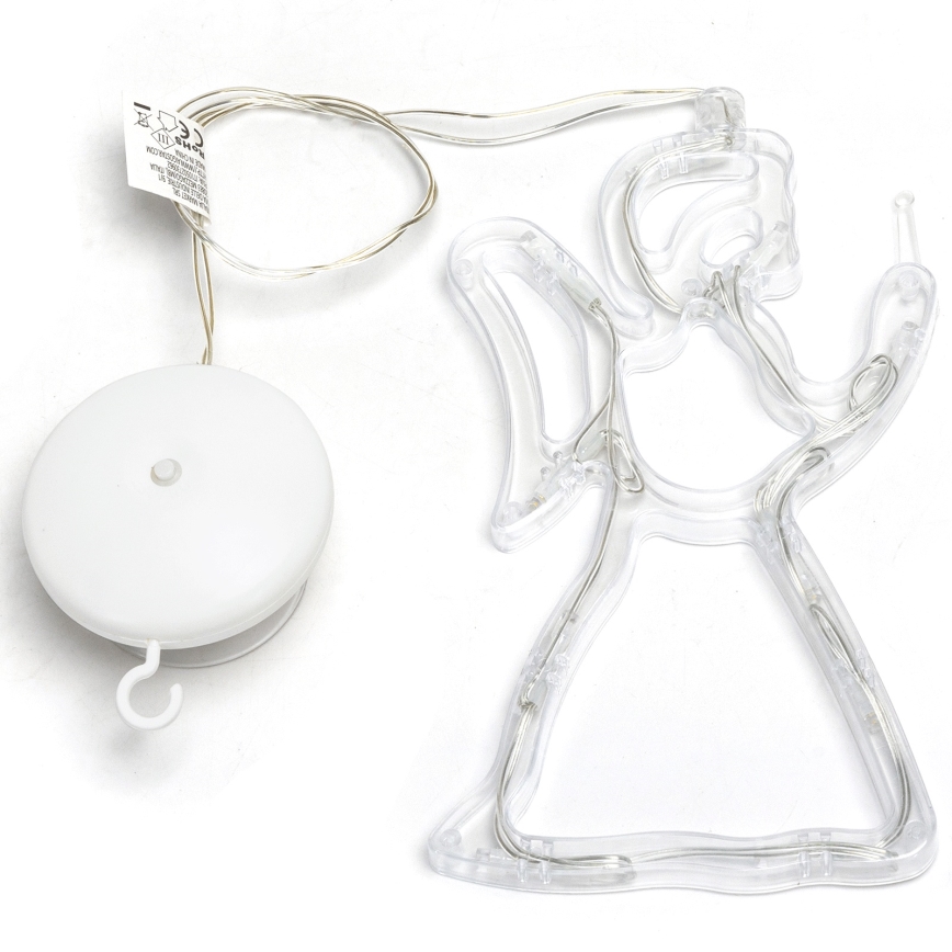 Aigostar - LED Weihnachtsdekoration LED/3xAAA Engel 21 cm