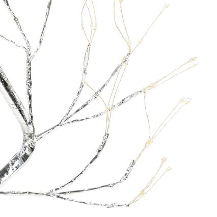 Aigostar - LED Weihnachtsdekoration 108xLED/3xAA/8 Funktionen 45cm warmweiß