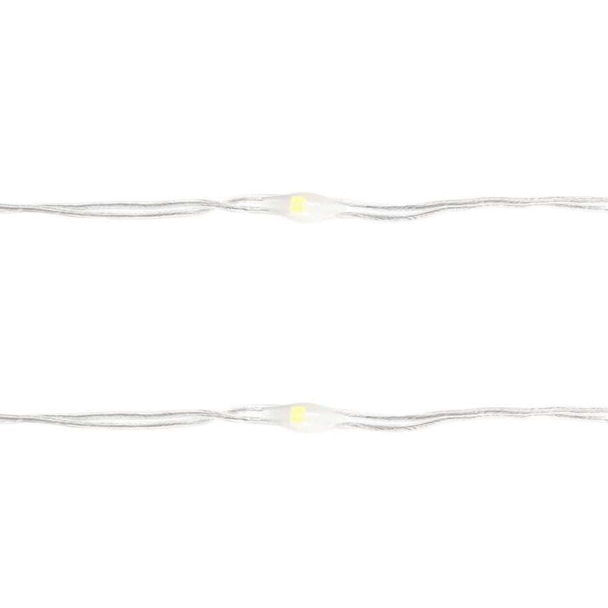 Aigostar - LED-Weihnachtslichterkette 100xLED/3xAA 10,3m kaltweiß