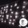 Aigostar - LED-Weihnachtslichterkette für den Außenbereich 100xLED/8 Funktionen/3xAA 8x0,4m IP44 kaltweiß