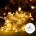 Aigostar - LED-Weihnachtslichterkette für den Außenbereich 150xLED/8 Funktionen 3xAA 15,3m IP44 warmweiβ