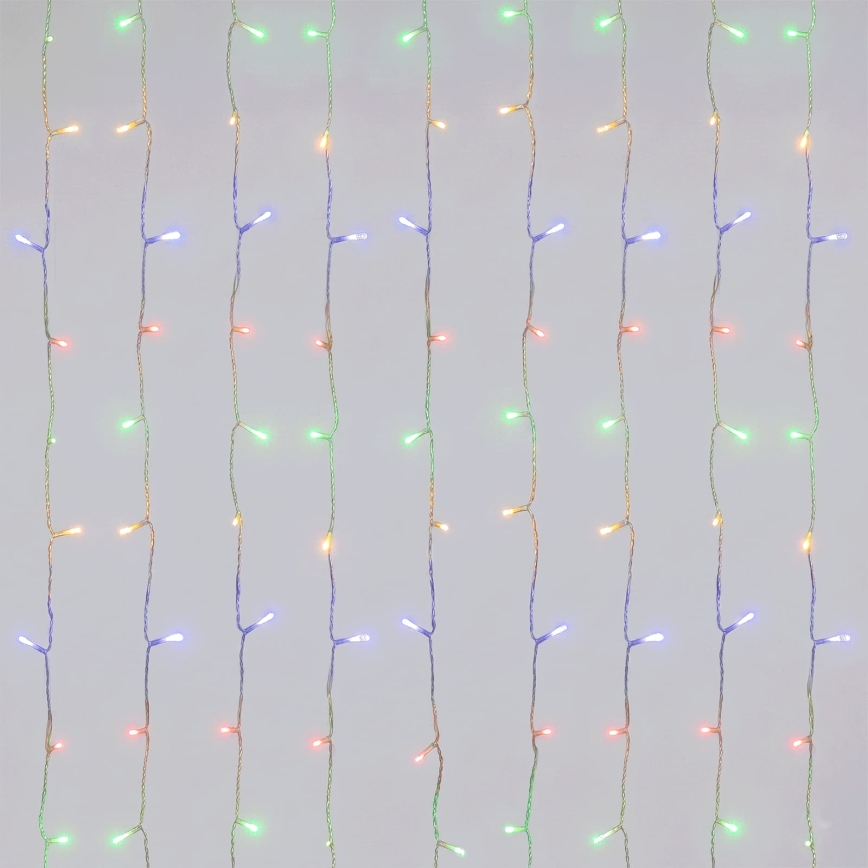 Aigostar - LED-Weihnachtslichterkette für den Außenbereich 192xLED/8 Funktionen 4,5x1,2m IP44 mehrfarbig