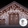 Aigostar - LED-Weihnachtslichterkette für den Außenbereich 200xLED/8 Funktionen 3xAA 13x0,6m IP44 kaltweiß