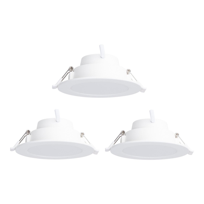 Aigostar - LOT 3x Spot encastrable à intensité variable RGB MESH LED/9W/230V 2700K-6500K d. 14,5cm