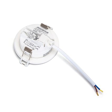 Aigostar - LOT 3x Spot encastrable extérieur LED/4,8W/230V 4000K IP65 blanc