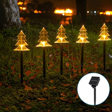 Aigostar - Luce solare di Natale LED/0,054W/1,2V 1m IP65 bianco caldo
