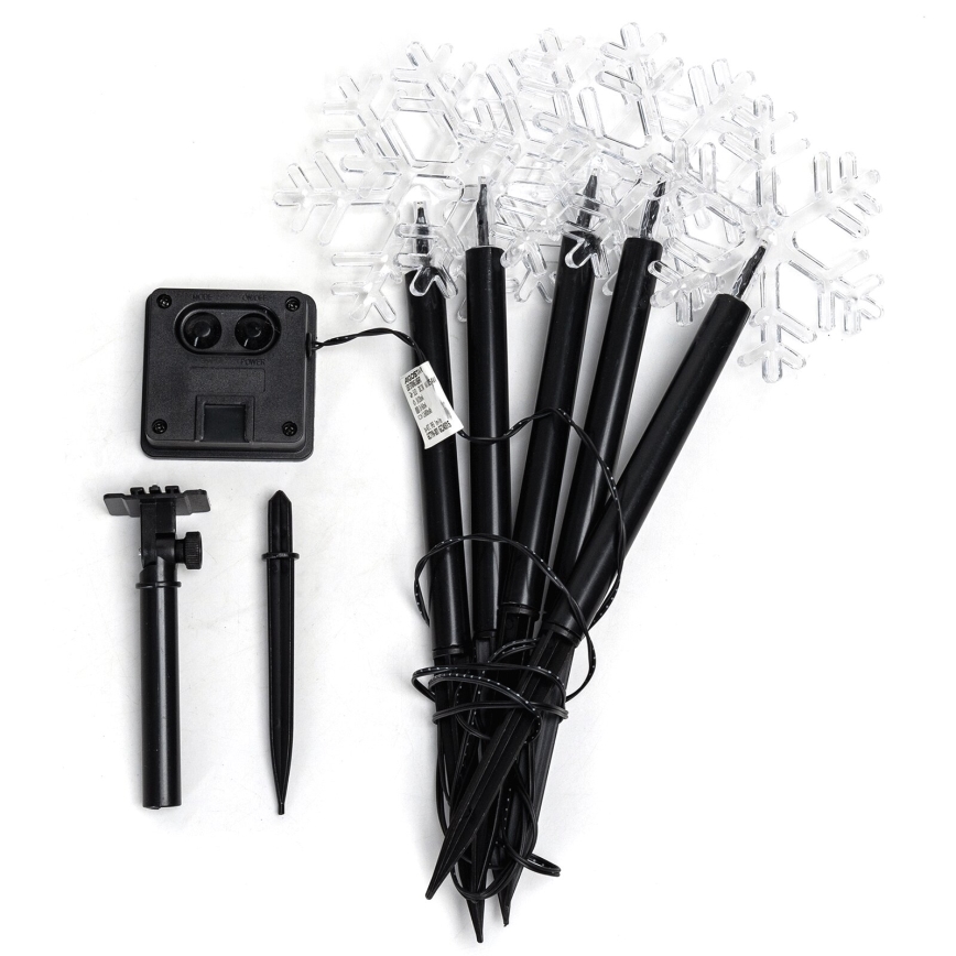 Aigostar - Luce solare di Natale LED/0,054W/1,2V 1m IP65 bianco freddo