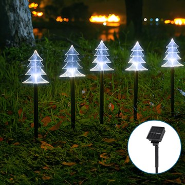 Aigostar - Luce solare di Natale LED/0,054W/1,2V 1m IP65 bianco freddo