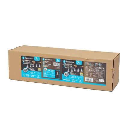 Aigostar - Luce solare di Natale LED/0,054W/1,2V 1m IP65 bianco freddo
