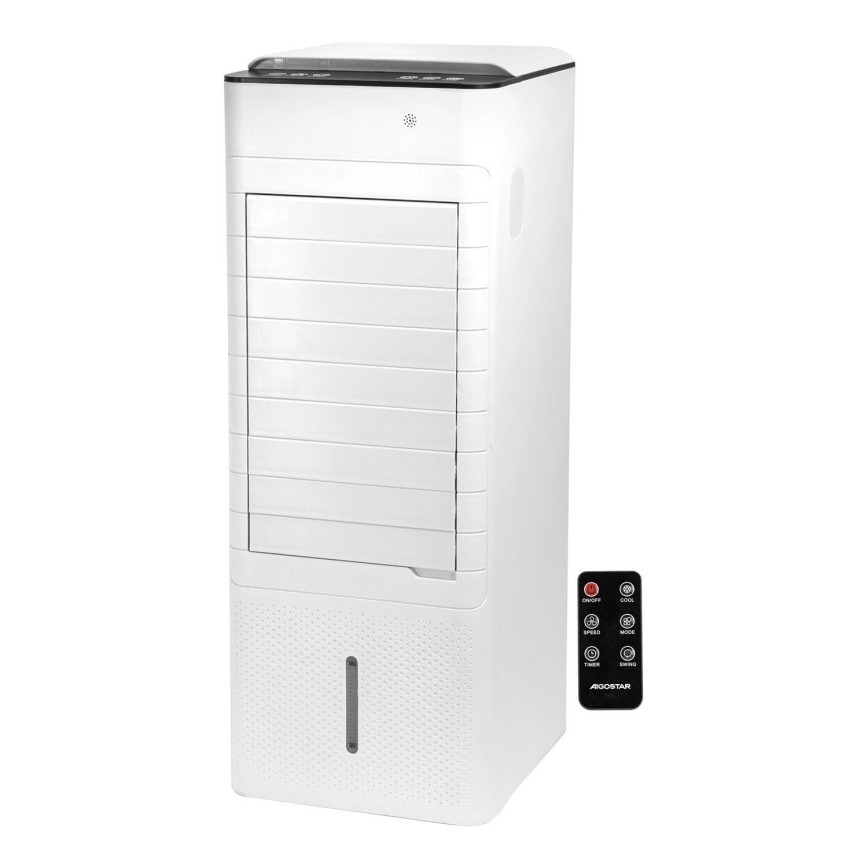 Aigostar - Luftkühler 80W/230V weiß + Fernbedienung