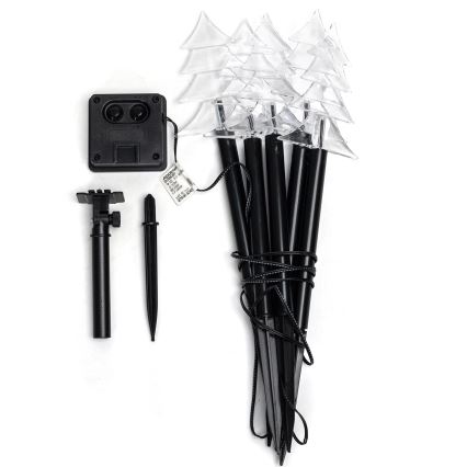 Aigostar - Luminaire de Noël solaire LED/0,054W/1,2V 1m IP65 blanc froid