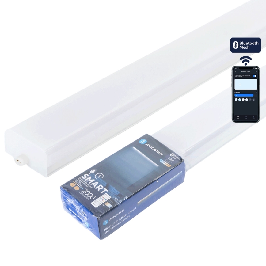 Aigostar - Luminaire LED à intensité réglable de type fluorescent MESH LED/40W/230V 6500K
