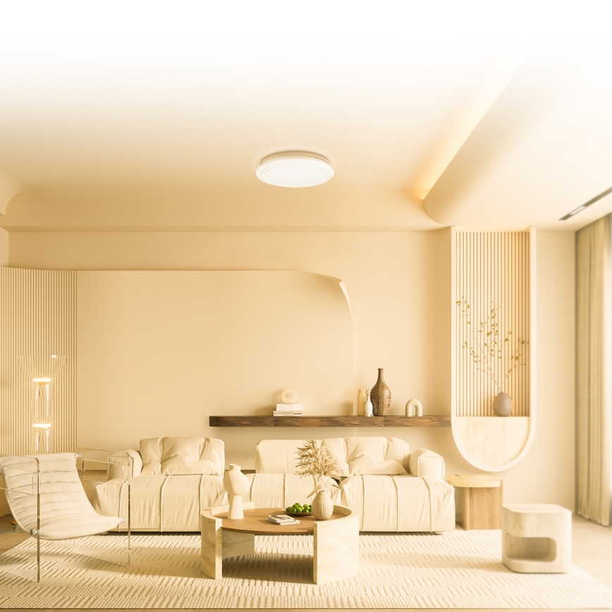 Aigostar - Luminaire RGBW à intensité variable salle de bain LED/27W/230V 40 cm Wi-Fi IP44