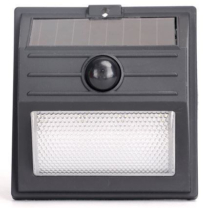 Aigostar - Luminaire solaire LED avec capteur LED/3,7V 6500K 500 mAh IP65 noir