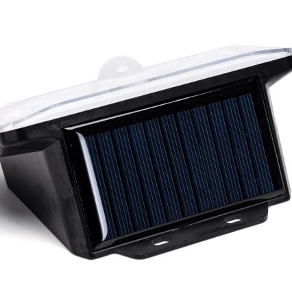 Aigostar - Luminaire solaire LED avec capteur, 3,7 V, 6500 K, 500 mAh, IP65, noir