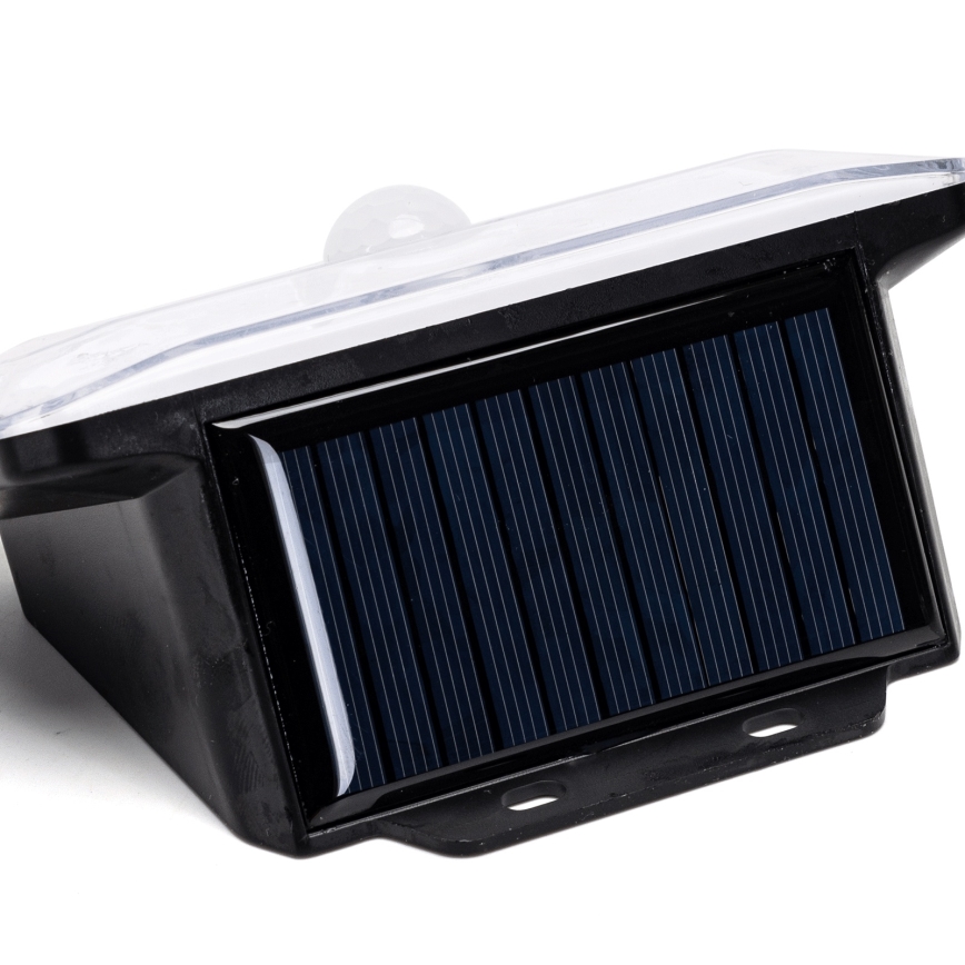 Aigostar - Luminaire solaire LED avec capteur, 3,7 V, 6500 K, 500 mAh, IP65, noir