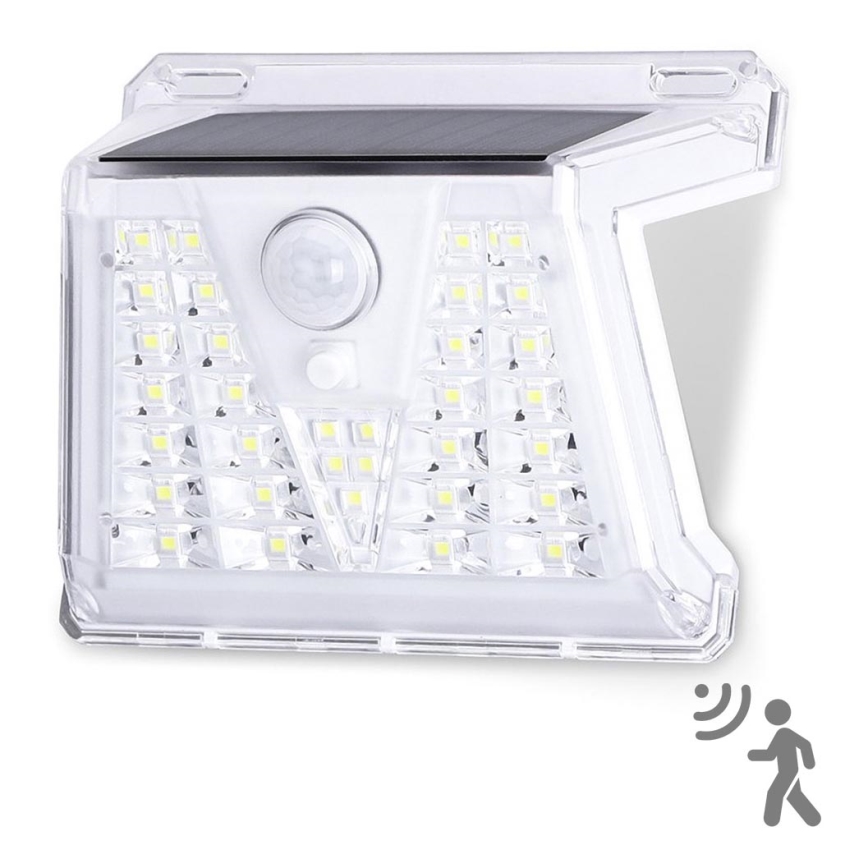 Aigostar - Luminaire solaire LED d'extérieur avec détecteur LED/1,48W/3,7V IP65