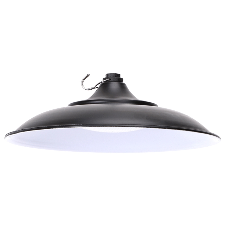 Aigostar - lustre solaire LED avec capteur, 35W/12V, batterie 3000 mAh, 6500K, Ø 15 cm + télécommande