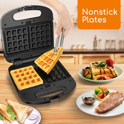 Aigostar - Macchina per i panini 800W/230V nero