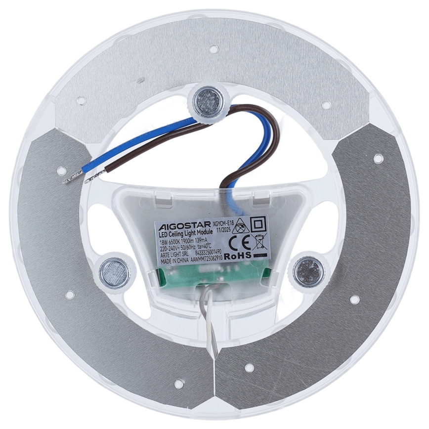 Aigostar - Module LED magnétique 18 W, 230 V, 6500 K
