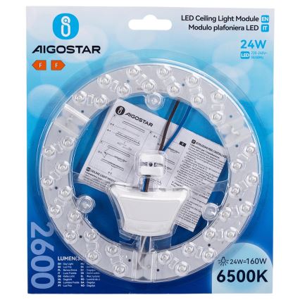 Aigostar - Modulo magnetico LED/24W/230V 6500K