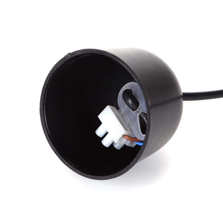 Aigostar - Netzkabel mit 1x E27-Fassung, 60 W, 250 V, schwarz